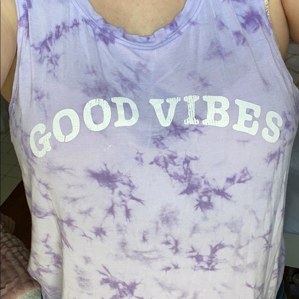 Good vibes tank top